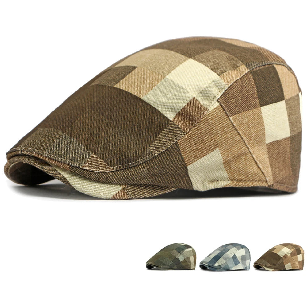 Greenwich Plaid Artist Beret
