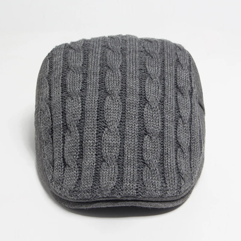 Soft-Top Knitted Ivy Cap | Scottish Winter Flat Cap | Urban Caps NZ