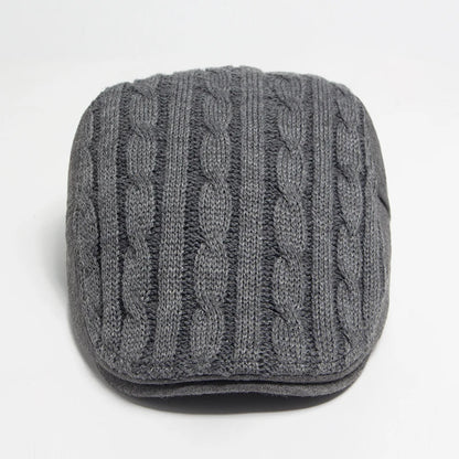 Soft-Top Knitted Ivy Cap | Scottish Winter Flat Cap | Urban Caps NZ