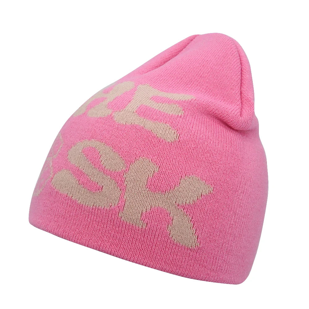 The Skullcap | Y2K Letter Knitted Hip Hop Beanie | Urban Caps NZ