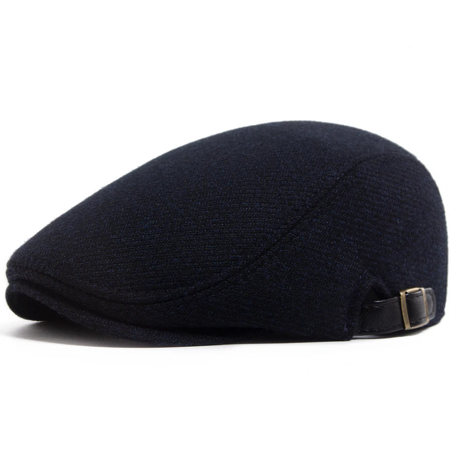 Velvet Grid Ivy Cap | Premium Winter Flat Cap | Urban Caps NZ