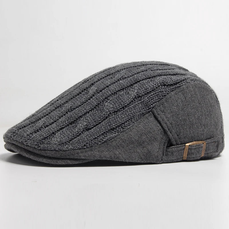 Soft-Top Knitted Ivy Cap | Scottish Winter Flat Cap | Urban Caps NZ