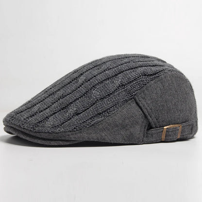 Soft-Top Knitted Ivy Cap | Scottish Winter Flat Cap | Urban Caps NZ