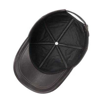 The Mayfair | 100% Leather Structured Baseball Cap | Urban Caps NZ