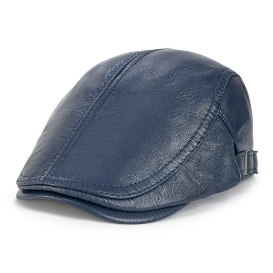 The Burlington | Men's Genuine Lambskin Leather Newsboy Cap | Urban Caps NZ