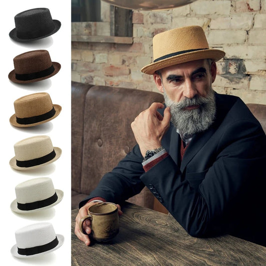 Newport Straw Pork Pie Hat