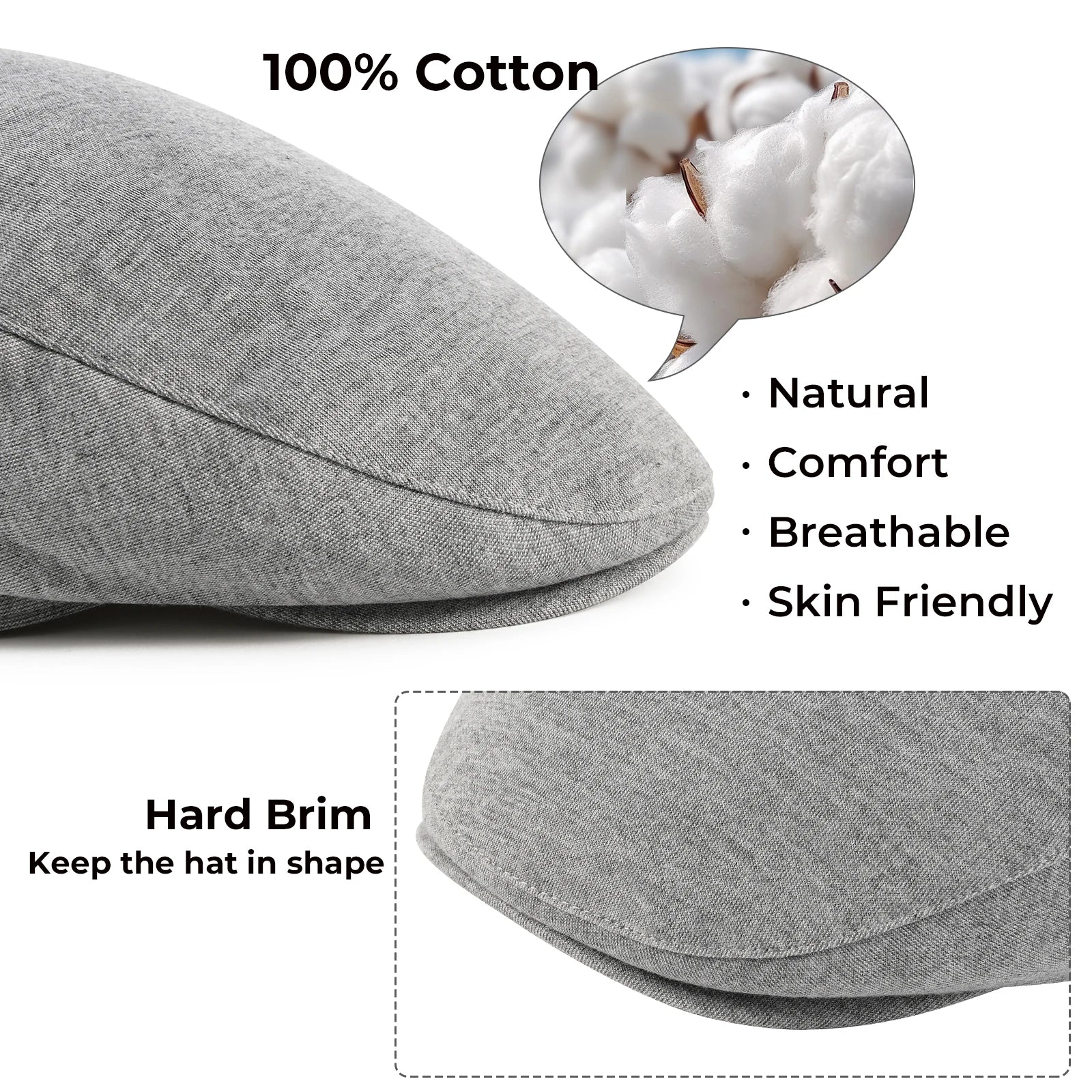 The Kenmare | Men's 100% Cotton Irish Hunting Newsboy Cap | Urban Caps NZ