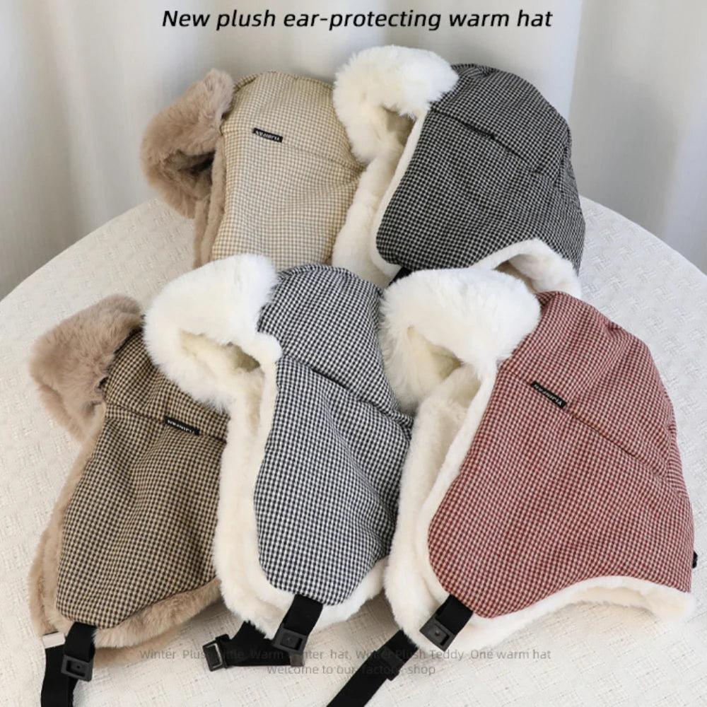 Lapland Plaid Trapper Hat