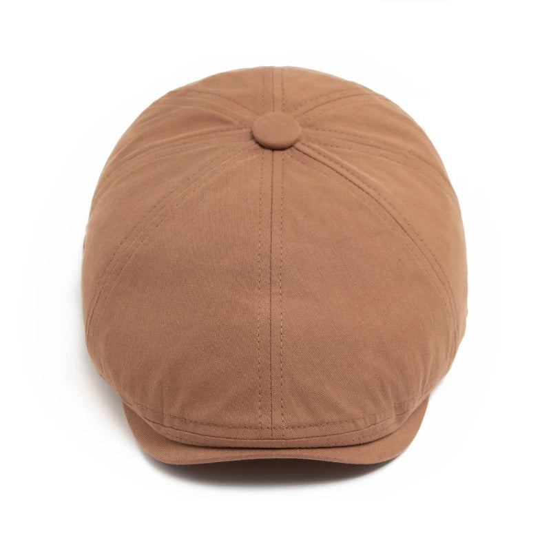 Classic Cotton Newsboy Cap | Daily Wear British Cap | Urban Caps NZ