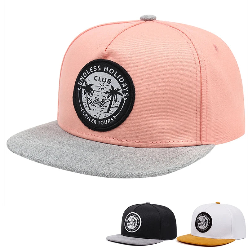 The Tropicana | Coconut Tree Beach Unisex Snapback Cap | Urban Caps NZ