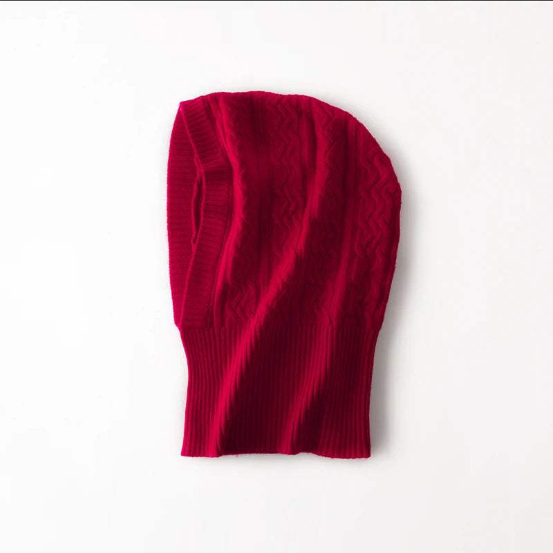 The Cairngorm | 100% Wool Balaclava Hooded Scarf Beanie | Urban Caps NZ