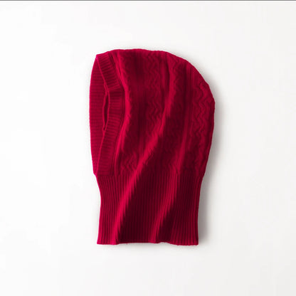 The Cairngorm | 100% Wool Balaclava Hooded Scarf Beanie | Urban Caps NZ