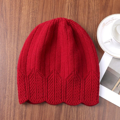 The Glencoe | 100% Wool Wavy Edge Knitted Winter Beanie | Urban Caps NZ