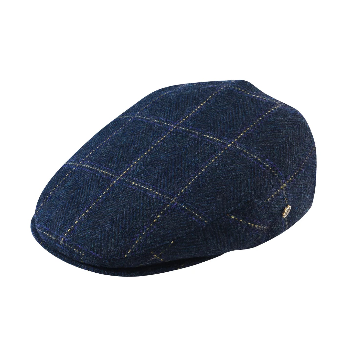 The Wicklow | Wool Tweed Herringbone Irish Flat Cap | Urban Caps NZ