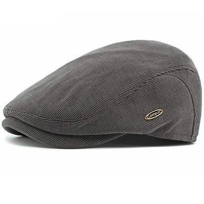 Exeter Knitted Artist Beret in Grey
