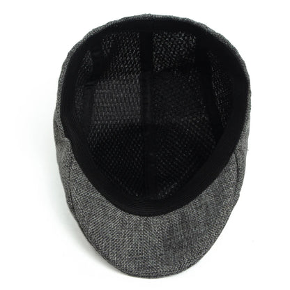 Breathable Linen Ivy Cap | Heritage Driving Flat Cap | Urban Caps NZ