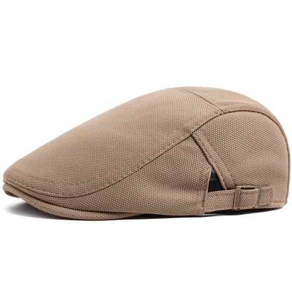 Plaid Print Ivy Cap | Vintage Country Flat Cap | Urban Caps NZ