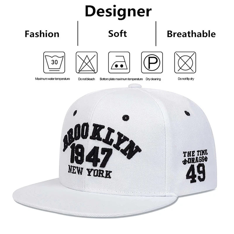 The 1947 Brooklyn | Vintage Heritage Snapback Cap | Urban Caps NZ