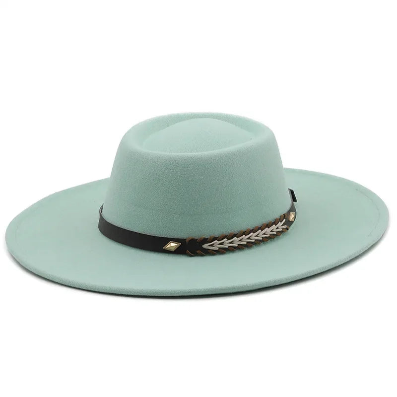 Kingsman Wide-Brim Pork Pie Hat