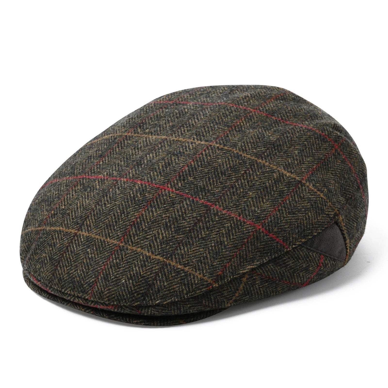 The Dingle | Unisex Wool Tweed Herringbone Irish Flat Cap | Urban Caps NZ