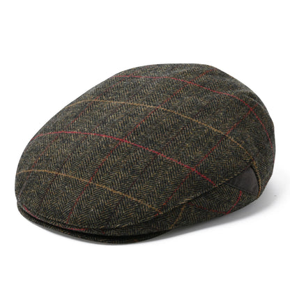 The Dingle | Unisex Wool Tweed Herringbone Irish Flat Cap | Urban Caps NZ