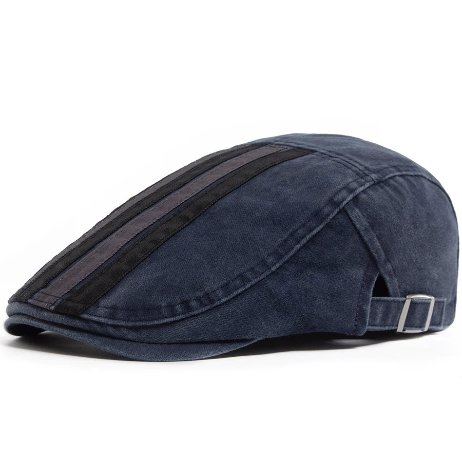 Washed Patchwork Ivy Cap | Five Panel Flat Hat | Urban Caps NZ