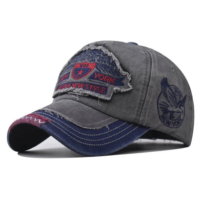 Pentagram Letter Embroidered Baseball Cap | Summer Sports Cap | Urban Caps NZ