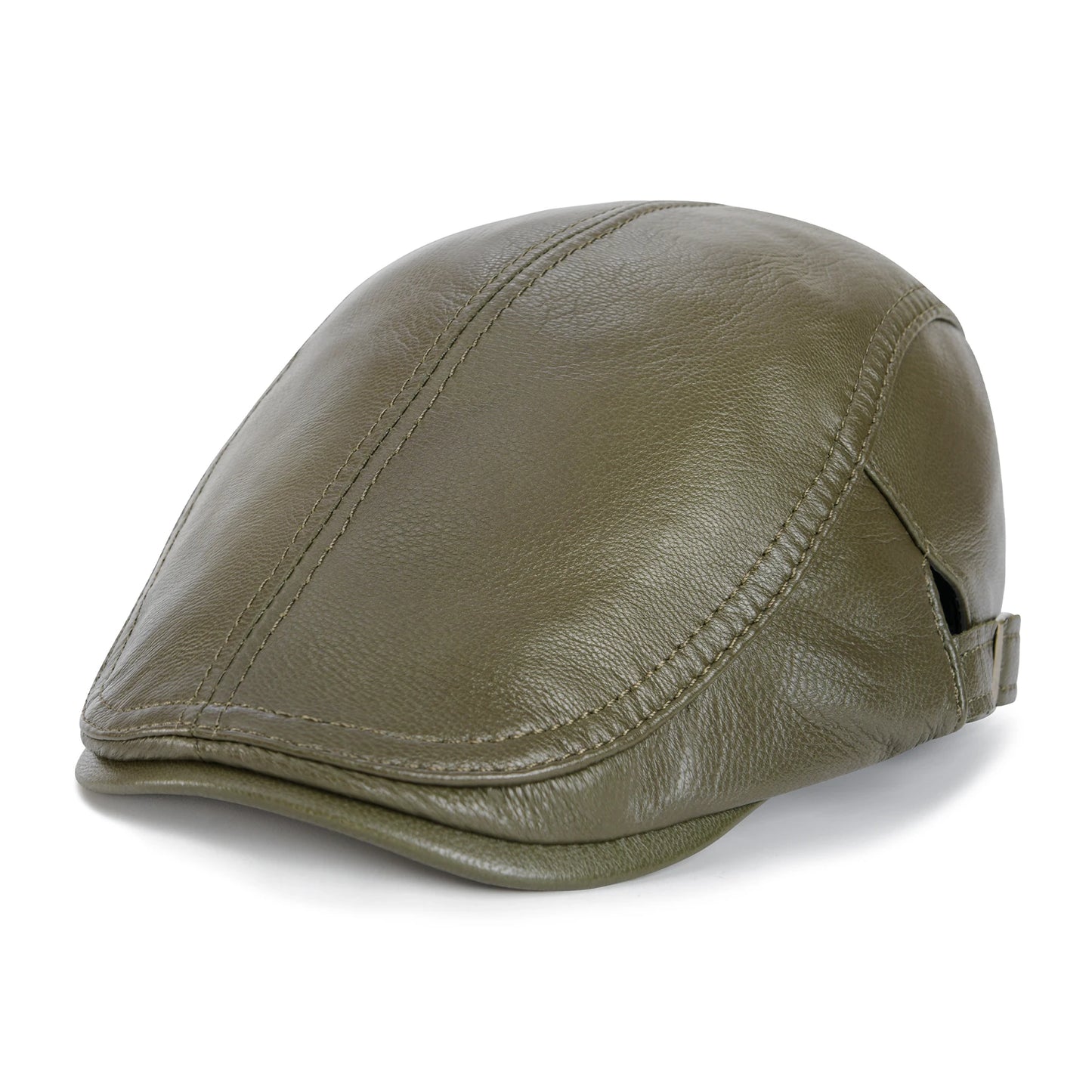 The Burlington | Men's Genuine Lambskin Leather Newsboy Cap | Urban Caps NZ