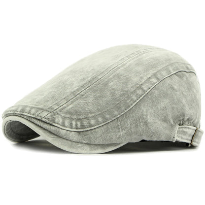 Henley Cotton Ivy Cap in Light Grey