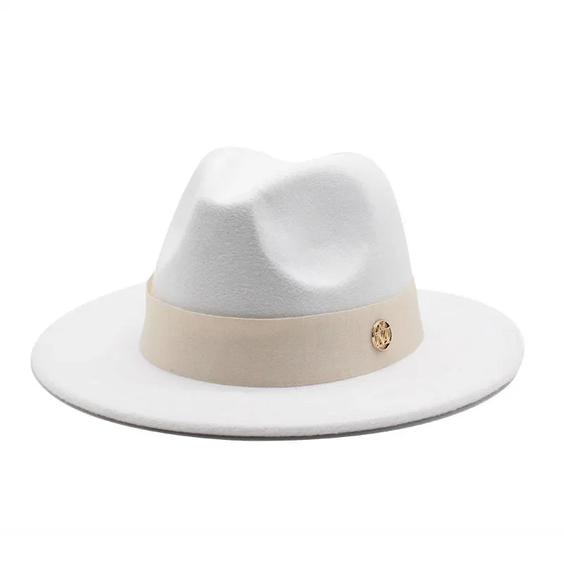 Ascot Formal Fedora in White
