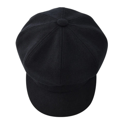 The Fiorentina | Women's Wool Tweed 8-Panel Newsboy Cap | Urban Caps NZ