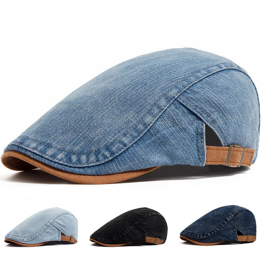 Brown Patchwork Ivy Cap | Country Heritage Flat Cap | Urban Caps NZ