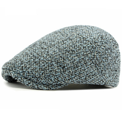 Gloucester Knitted Artist Beret in Blue
