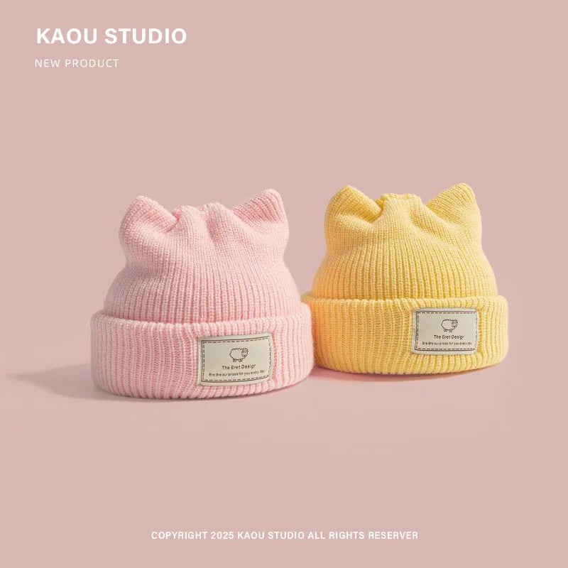 Seoul Cat Ear Knit Beanie