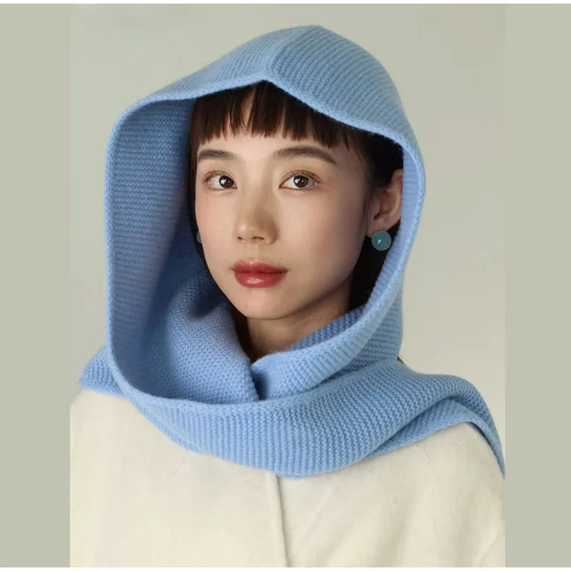 Cumbria Wool Hooded Scarf