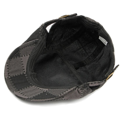 Rye Plaid Artist Beret