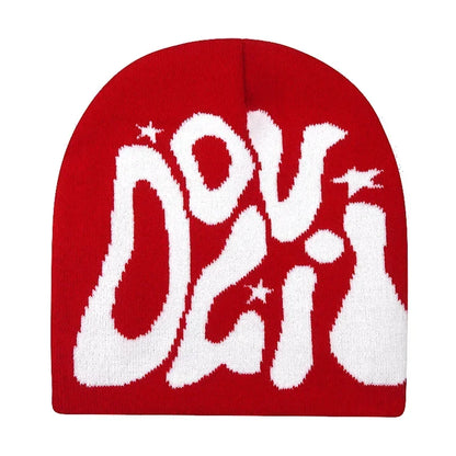 The Skullcap | Y2K Letter Knitted Hip Hop Beanie | Urban Caps NZ