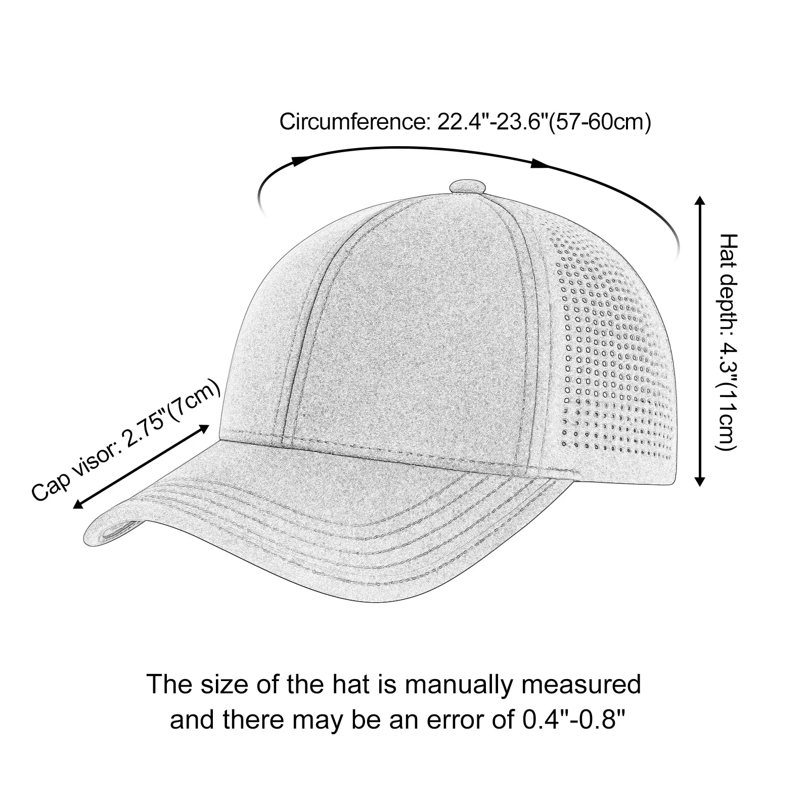 The Ventoux | Men's Vented 6-Panel Performance Cap | Urban Caps NZ