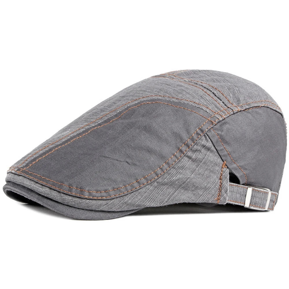 Truro Patchwork Ivy Cap in Grey