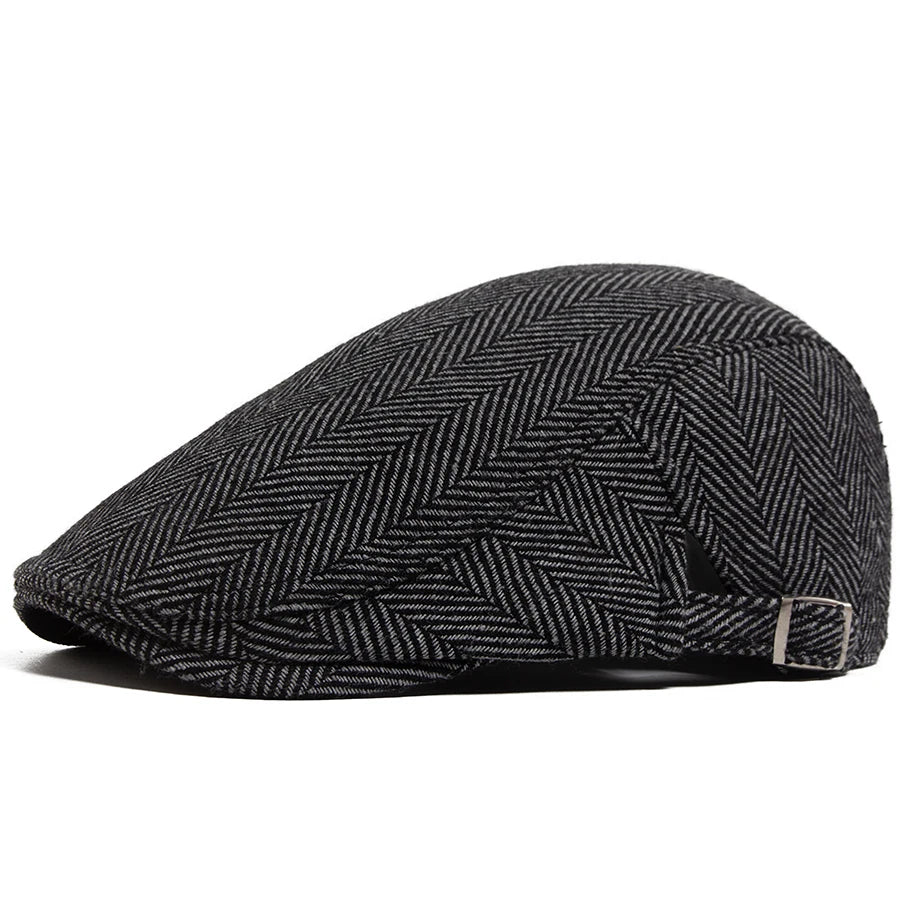 Heritage Herringbone Ivy Cap | British Country Flat Cap | Urban Caps NZ