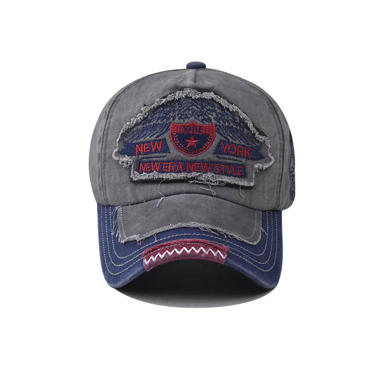 Pentagram Letter Embroidered Baseball Cap | Summer Sports Cap | Urban Caps NZ
