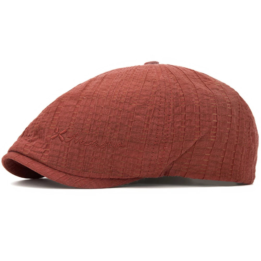 Camborne Letter Ivy Cap in Erythrine