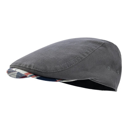 The Lucca | Men's Soft Vintage Linen Flat Cap | Urban Caps NZ