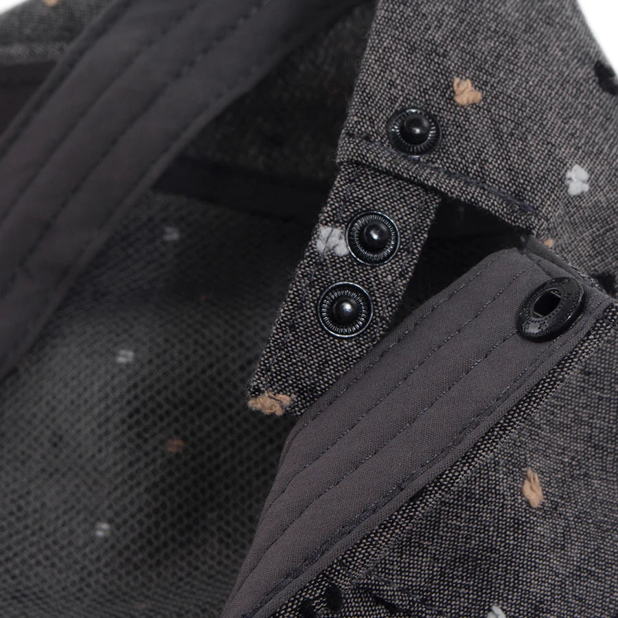 Polka Dot Linen Ivy Cap | Milan Summer Flat Cap | Urban Caps NZ
