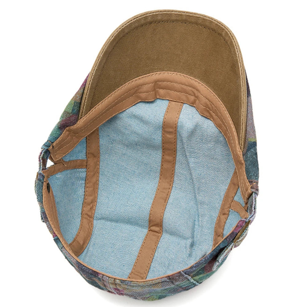 Camden Print Cotton Beret