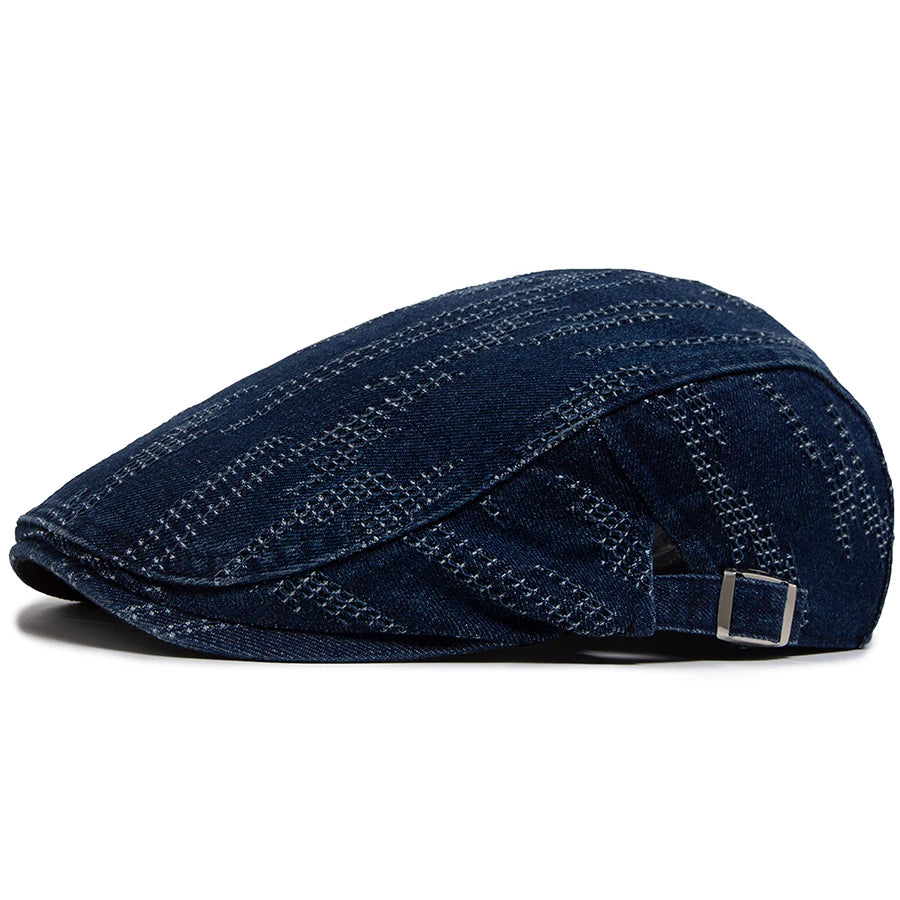 Plaid Cotton Ivy Cap | Country Heritage Flat Cap | Urban Caps NZ