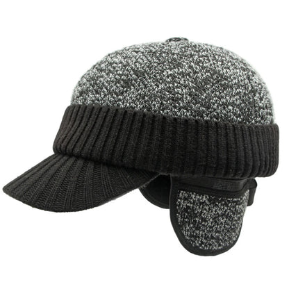 Lambeth Knitted Dad Cap in Black