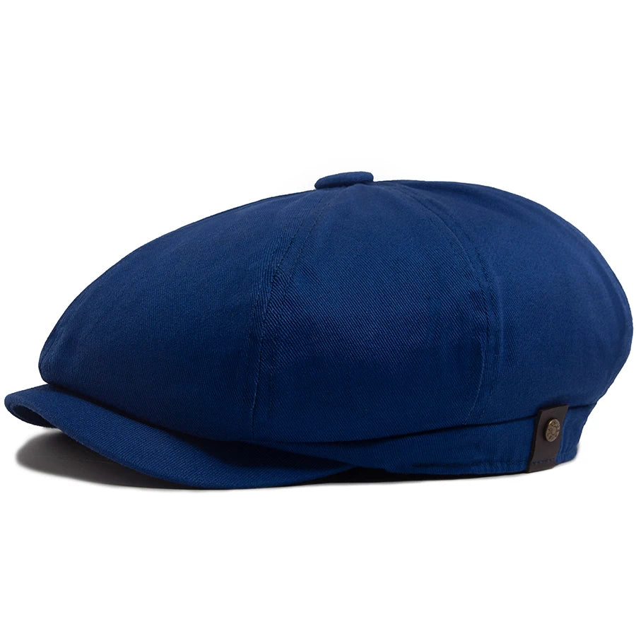 Soft Top Cotton Newsboy Cap | Gentleman's Octagonal Cap | Urban Caps NZ