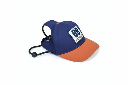 Classic dog baseball cap in gold
