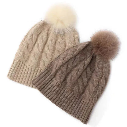 The Zermatt | Women's 100% Merino Wool Ear Protection Beanie | Urban Caps NZ